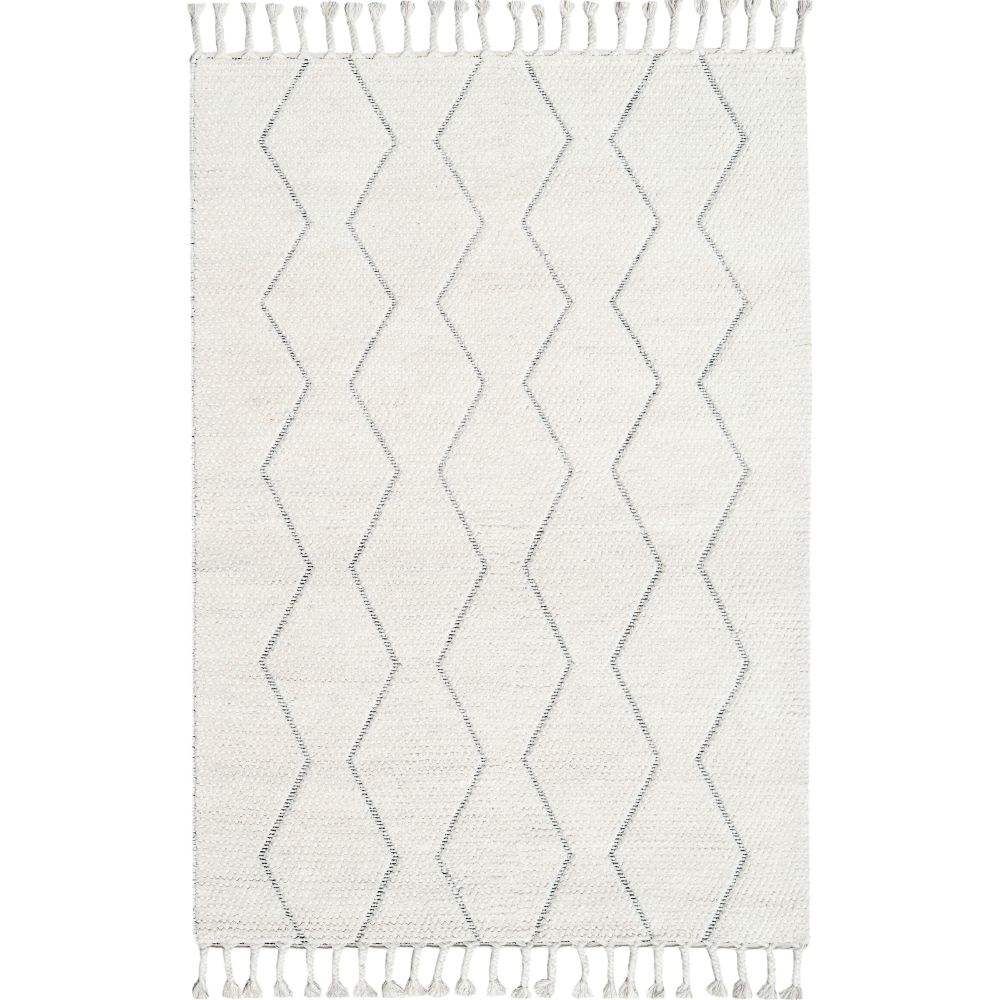 Dynamic Rugs 2533-190 Moxie 5 Ft. X 8 Ft. Rectangle Rug in Ivory/Black